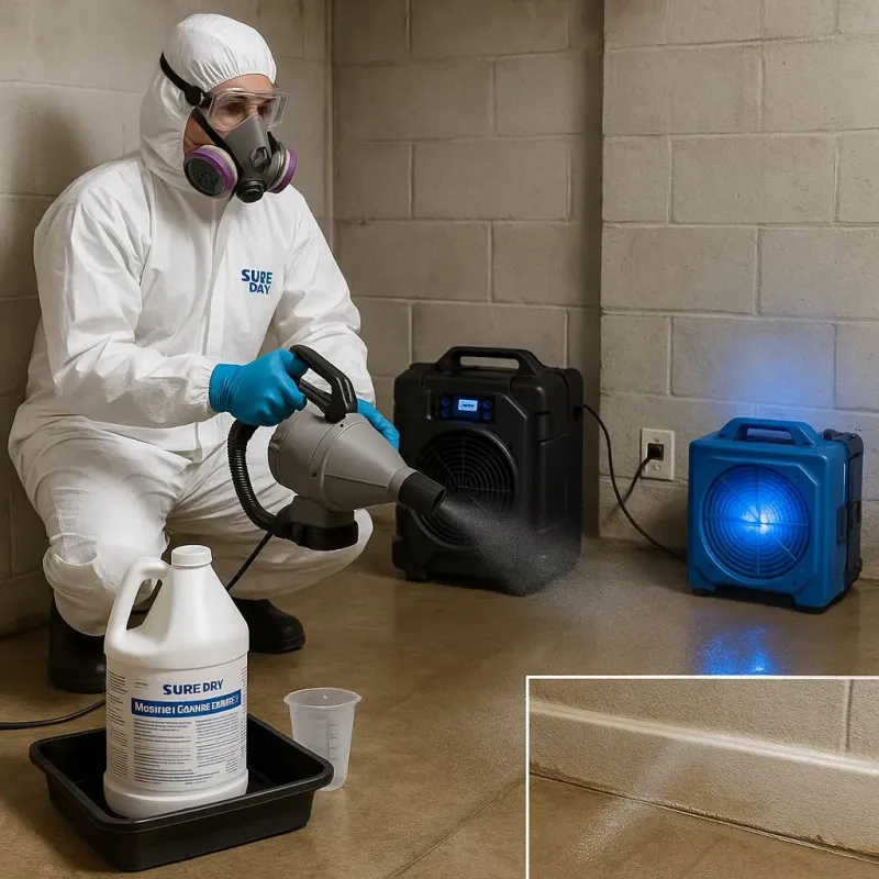 Sanitization and Odor Removal process in North Beach Haven, NJ