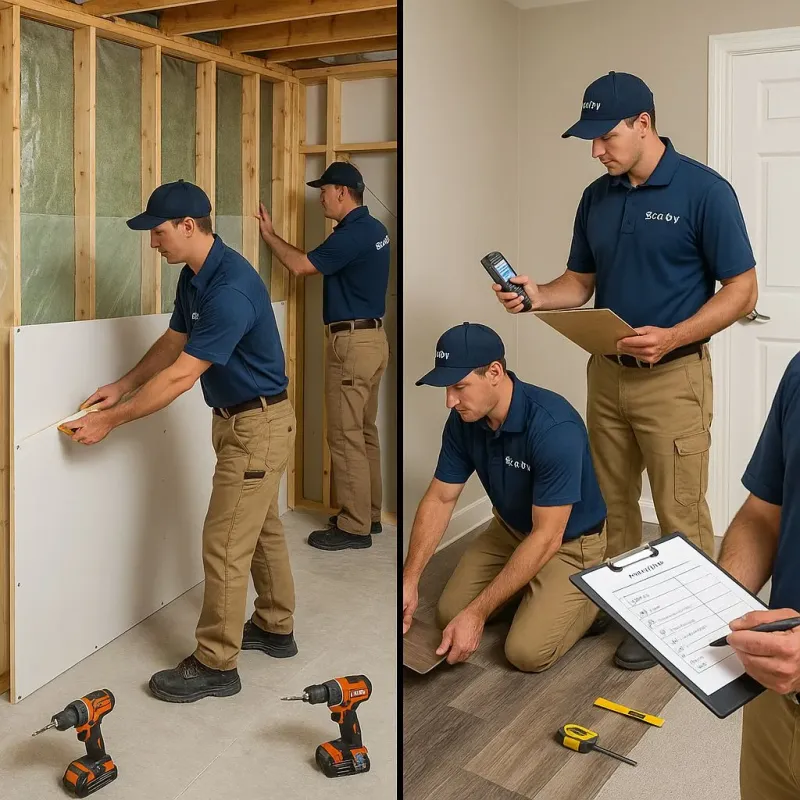 Repairs and Reconstruction process in North Beach Haven, NJ